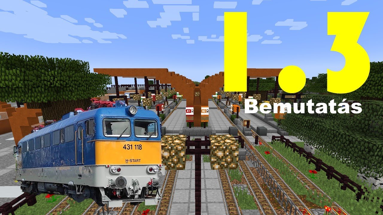 Vonat Map 1.3 Bemutató / Minecraft