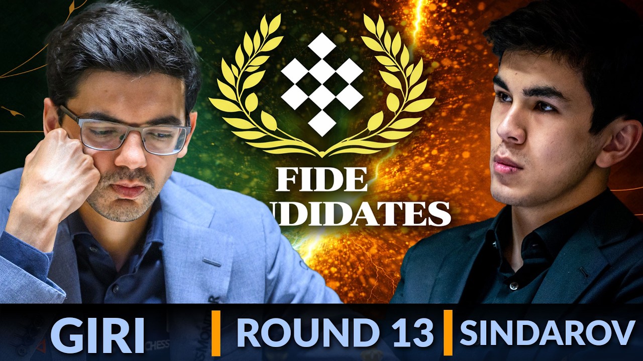 Anish Giri vs Javokhir Sindarov | Candidates 2026 Round 13