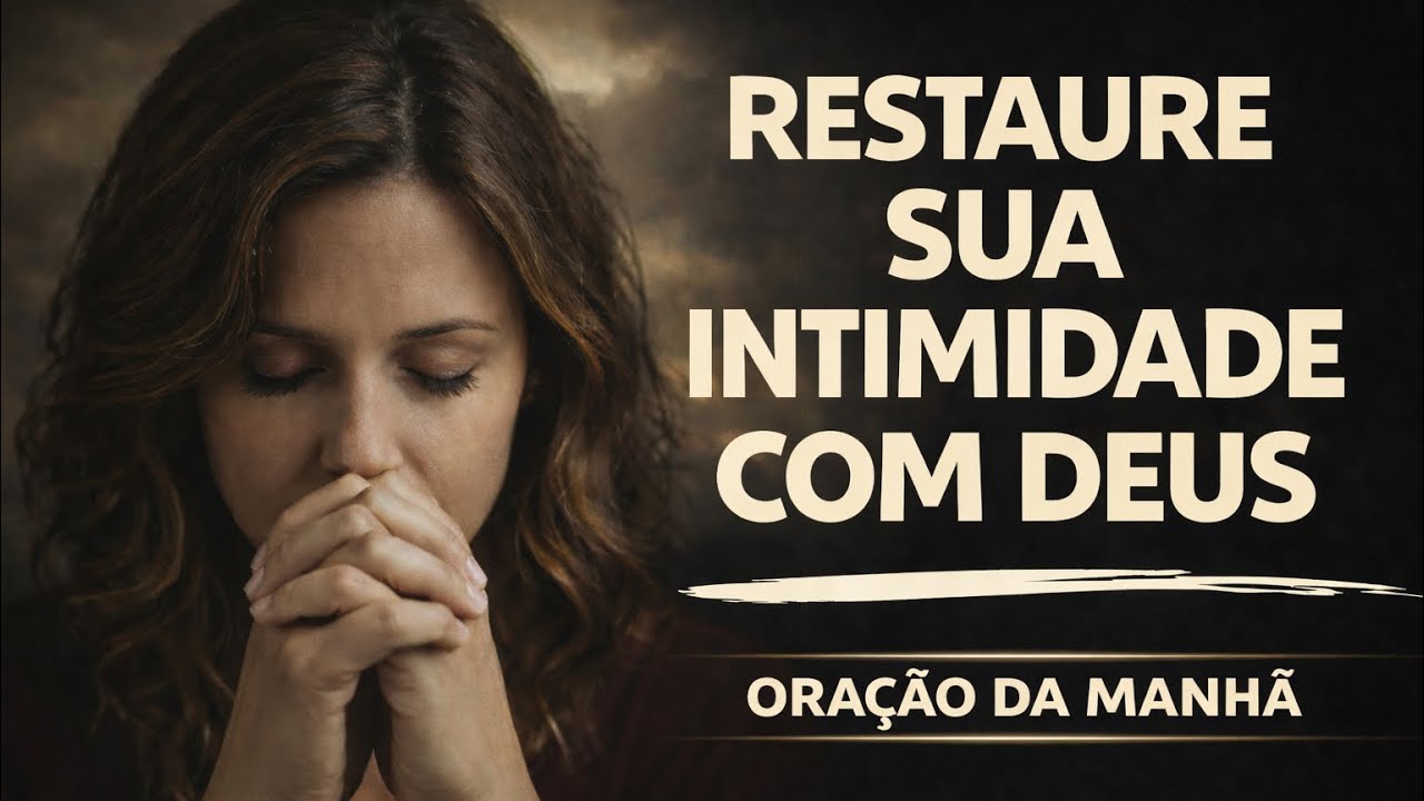 Restaure sua intimidade com Deus | Oração da Manhã