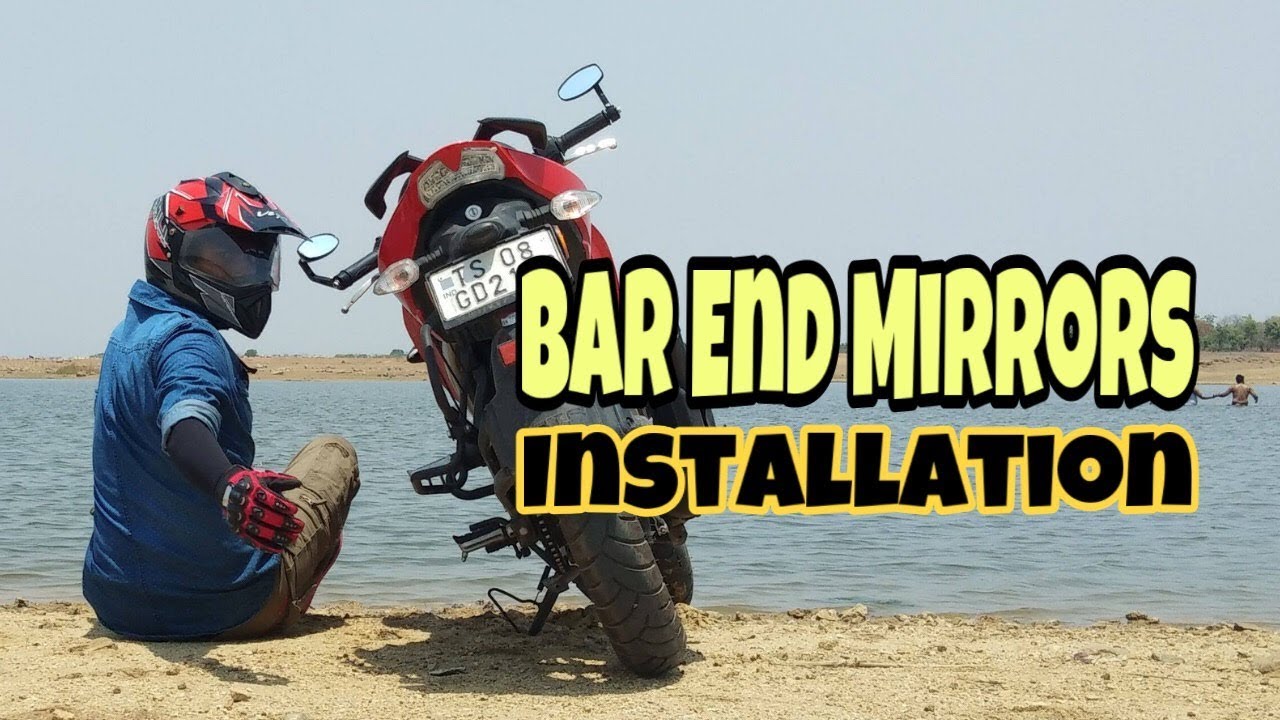 Motorcycle Bar End Mirrors Installation | Ft. Apache RTR 160 4V
