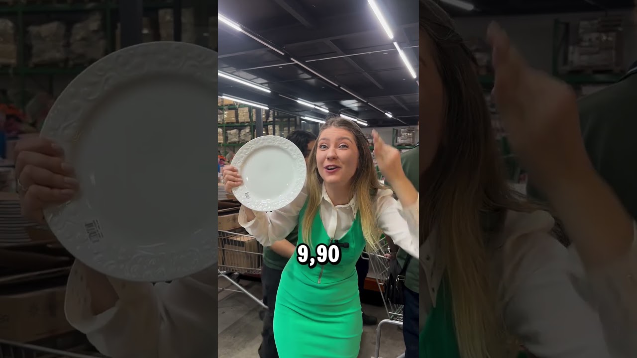 Qualquer Prato de Porcelana Germer por apenas 9,90 reais cada &agrave; vista para os s&oacute;cios da Vestcasa.