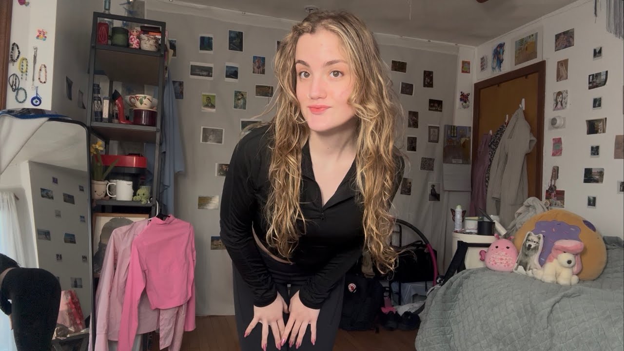ASMR Gym Girl Fabric Scratching (personal attention grwm & i need u to hold me accountable lmao)