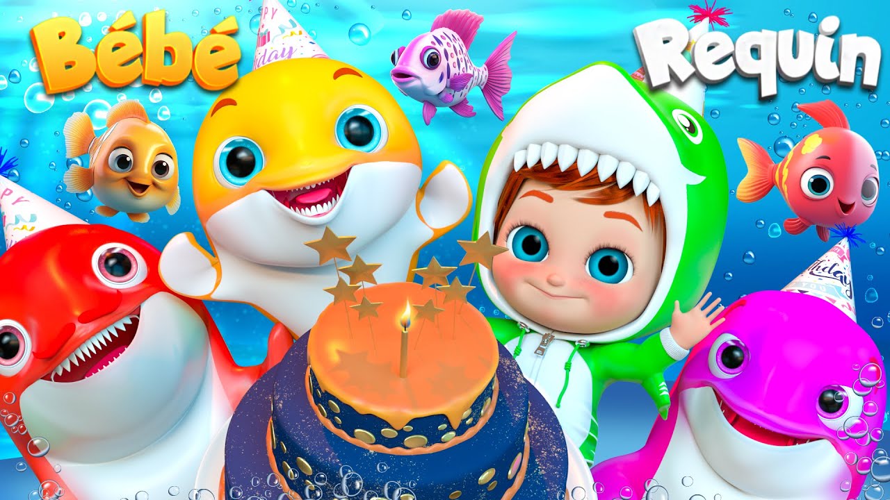 À l'Aventure avec Bébé Requin | Comptines Et Chansons | À Bébé Chanson @SuperLucaLEFrancais