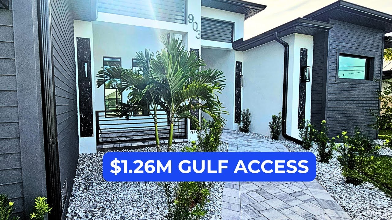 Экскурсия по роскошному дому Cape Coral Gulf Access Pool | Новостройка стоимостью 1,26 млн доллар...