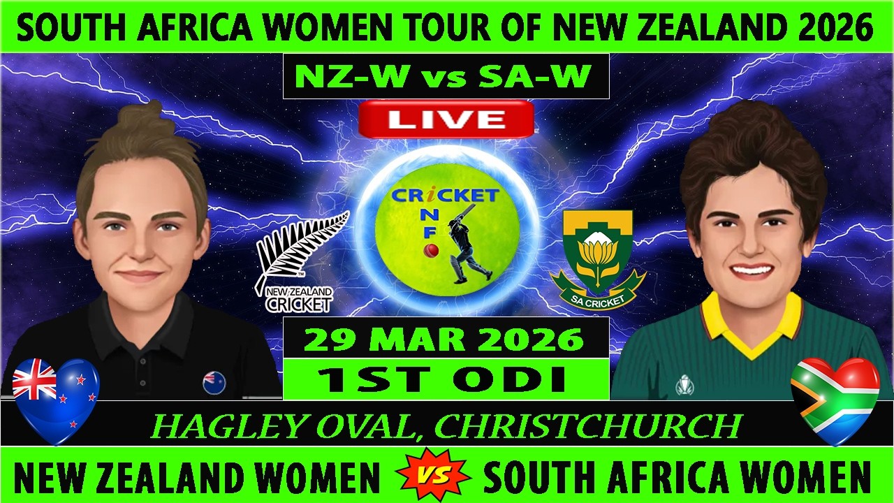 New Zealand Women vs South Africa Women | NZW vs SAW | 1st ODI of SAW vs NZW | NZ-W vs SA-W Live