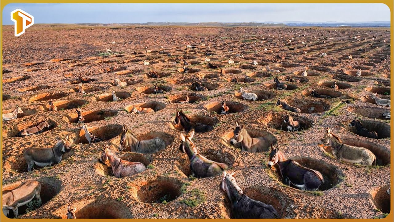 Hundreds of Wild Donkeys Released Into a Dead Desert – 10 Years Changed Everything