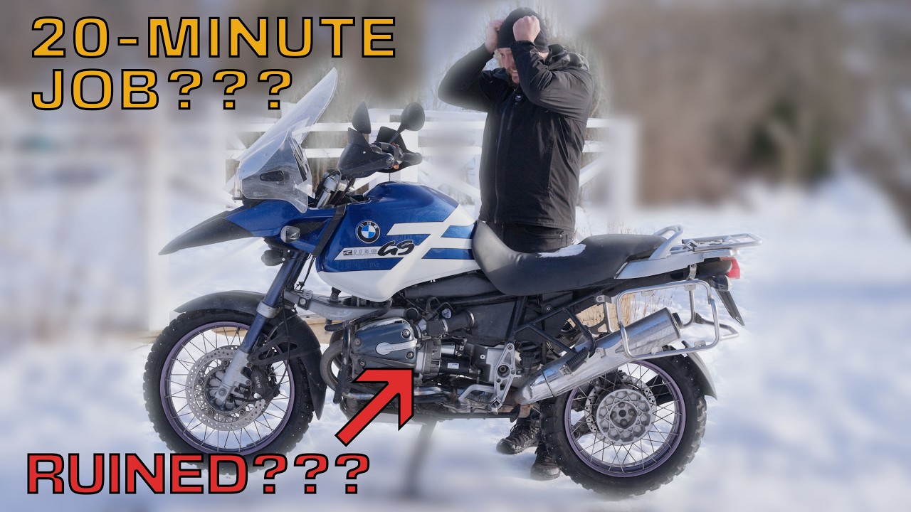 Что самое неприятное в каждой 20-минутной работе? | Сага о запуске BMW R1150GS, часть 2