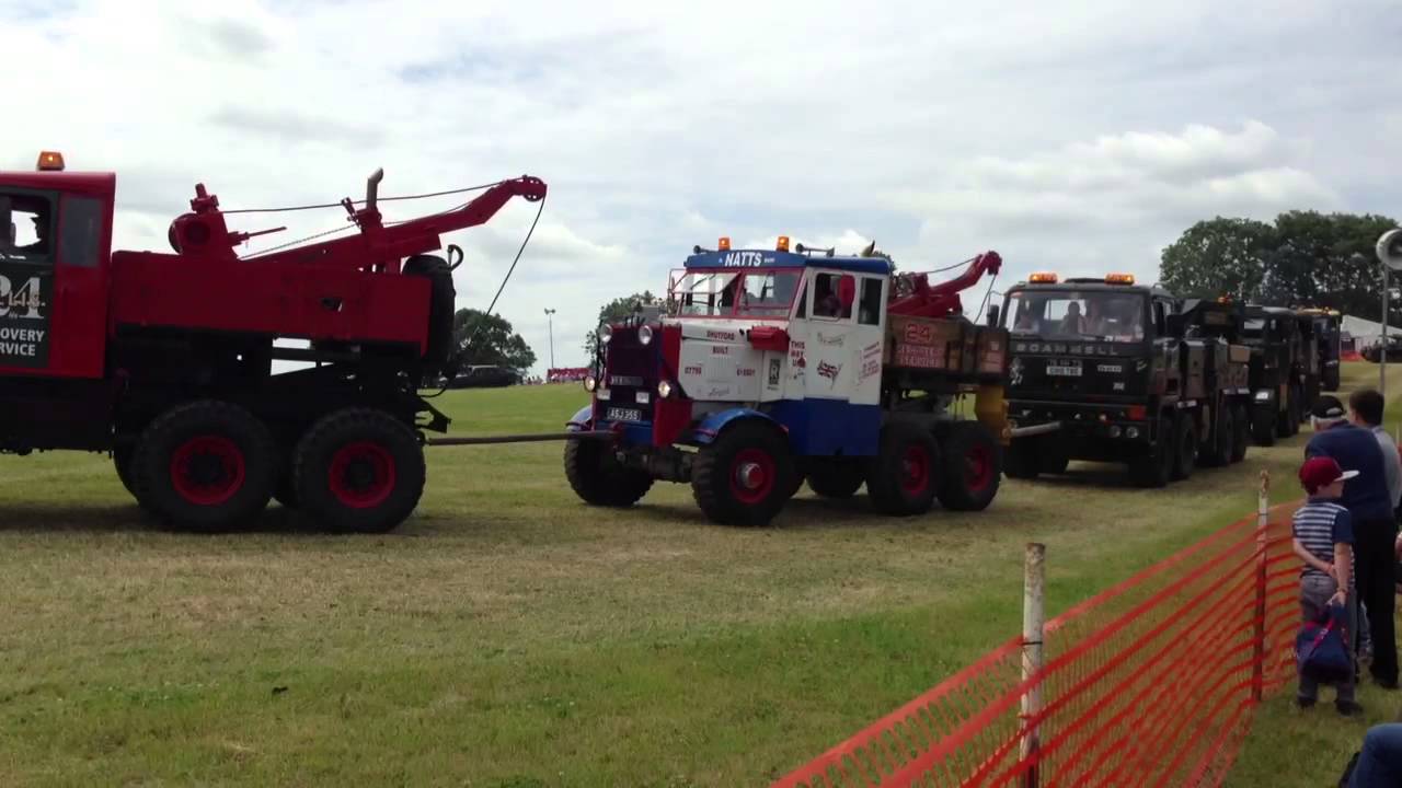 Scammell lorry heavy load pull Banbury Bloxham Steam Rally