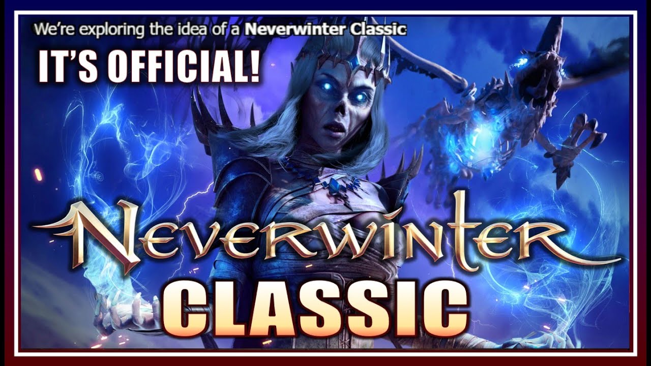 NEVERWINTER CLASSIC - Return to Early Design and Feel of Original Release! - Devs explore the idea!