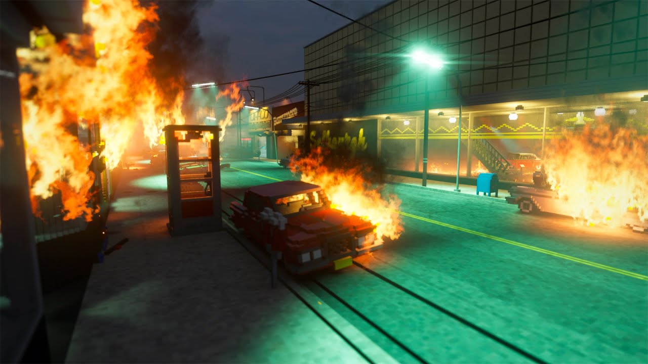 Burnt down the whole street Mega Teardown