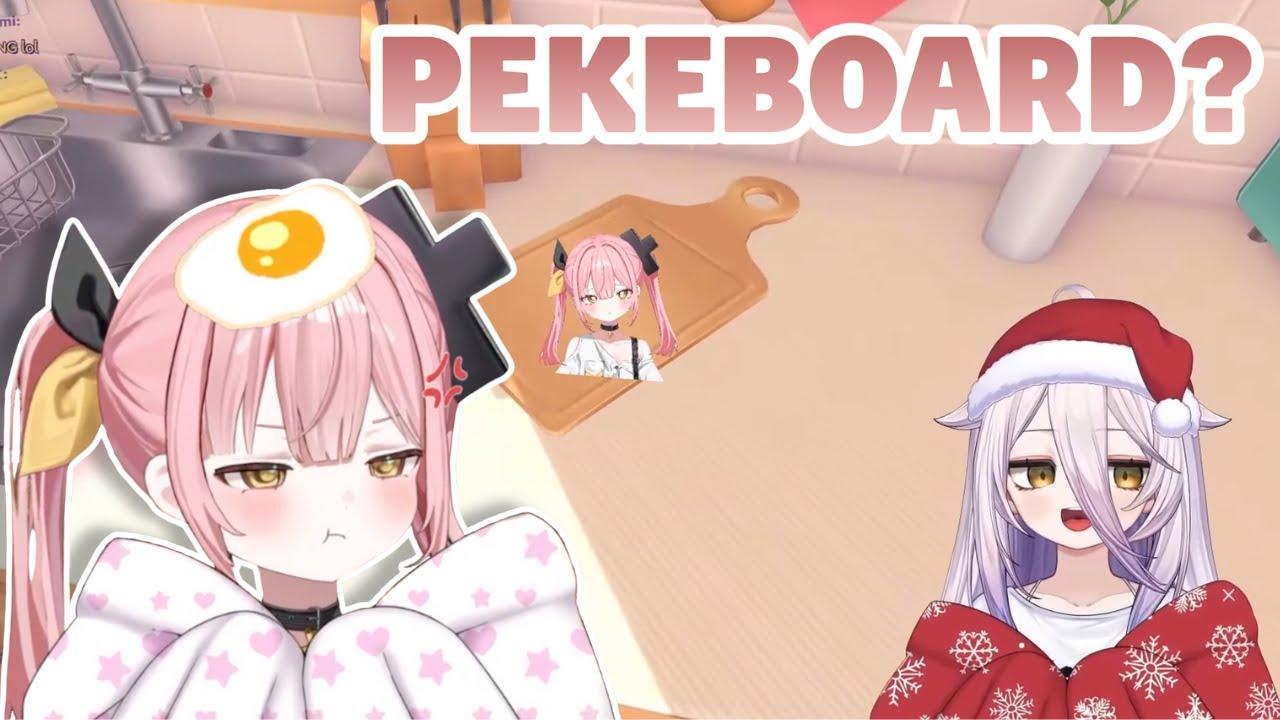 Peke Reacts to Henya calling her a cutting board [Vshojo NOVA]
