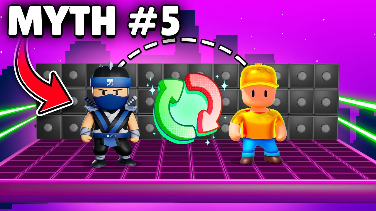 I BUSTED 100 SWITCH MYTHS IN STUMBLE GUYS