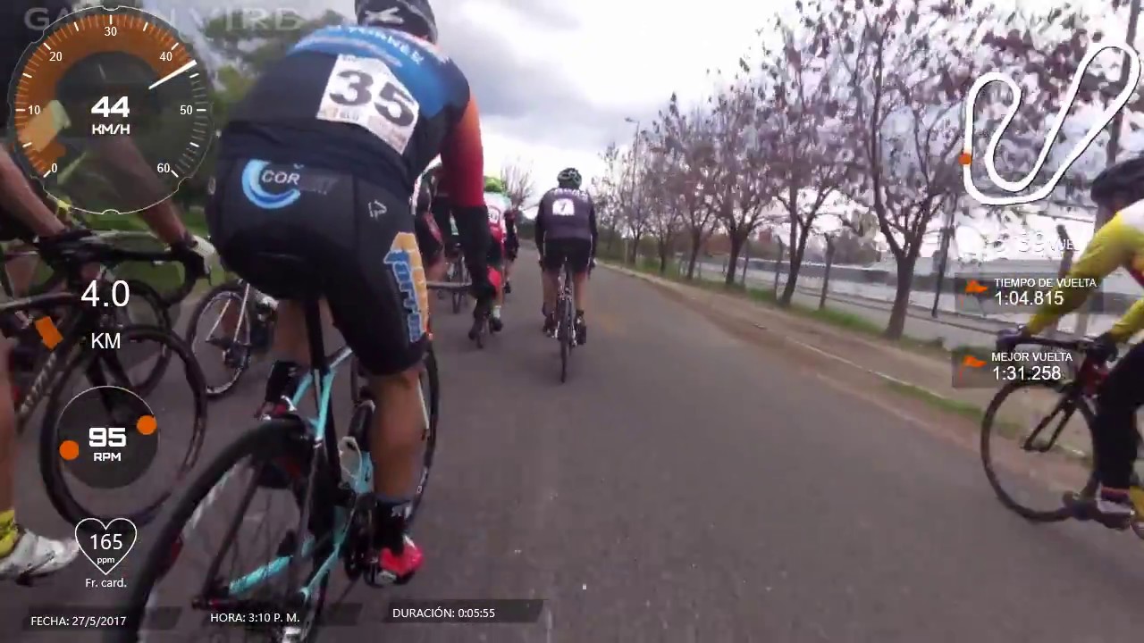 Circuito  Velodromo lanus 27 mayo 2017, master B Resumen