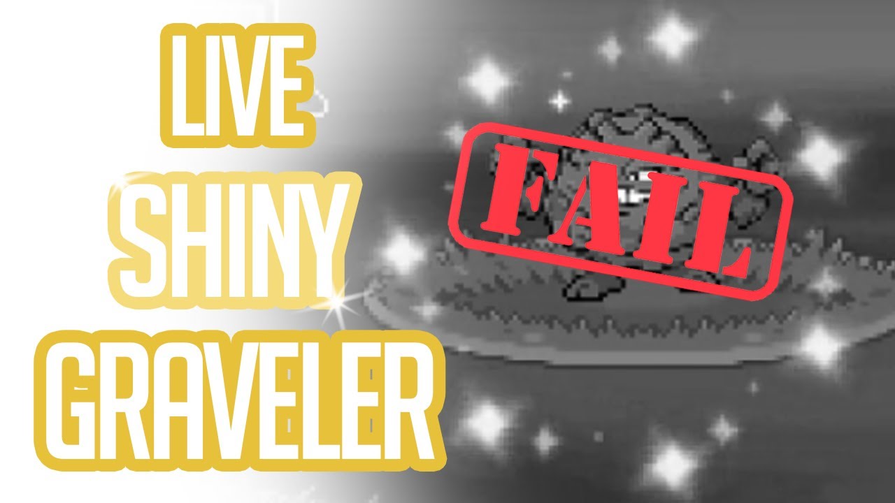 Shiny Graveler FAIL after 17,636 REs | Pokemon Platinum Shiny Reaction