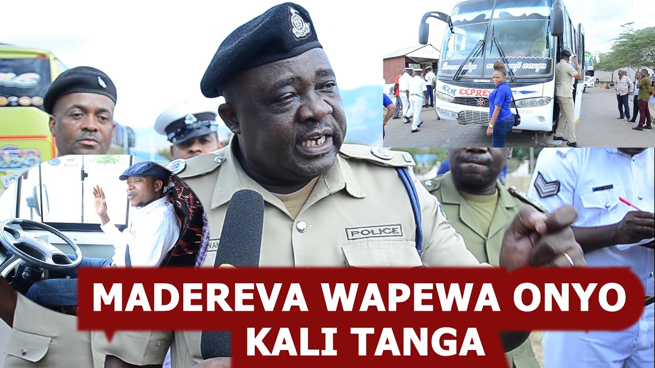 MADEREVA WA MABASI YA ABIRIA YAENDAYO MIKOANI WAPEWA ONYO KALI