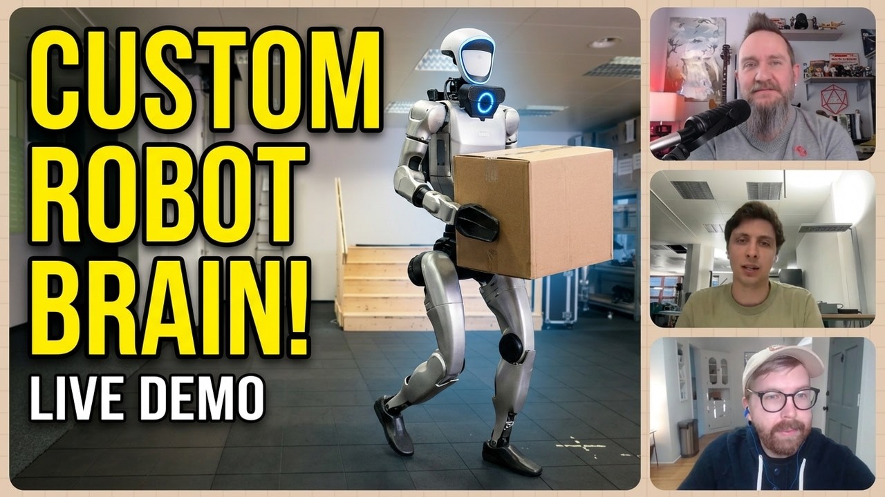 We Added Our Own Brain to This Robot (LIVE demo w/ Flexion Robotics)