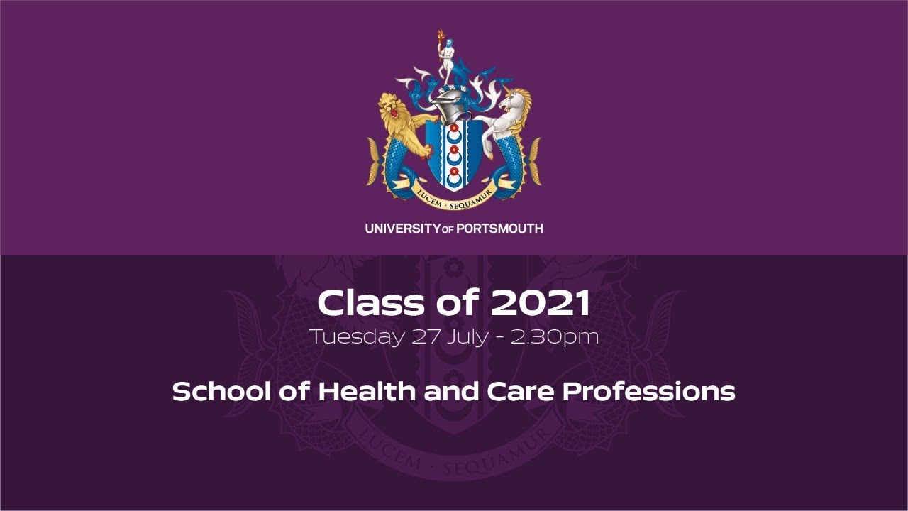 Graduation 2021: School of Health & Care Professions