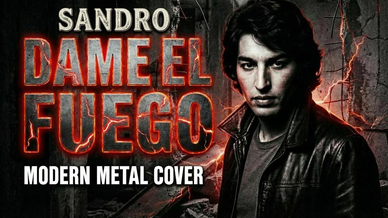 SANDRO - Dame el Fuego (Cover Metal Argentino) | ¡Así Suena El Gitano con la furia Metal
