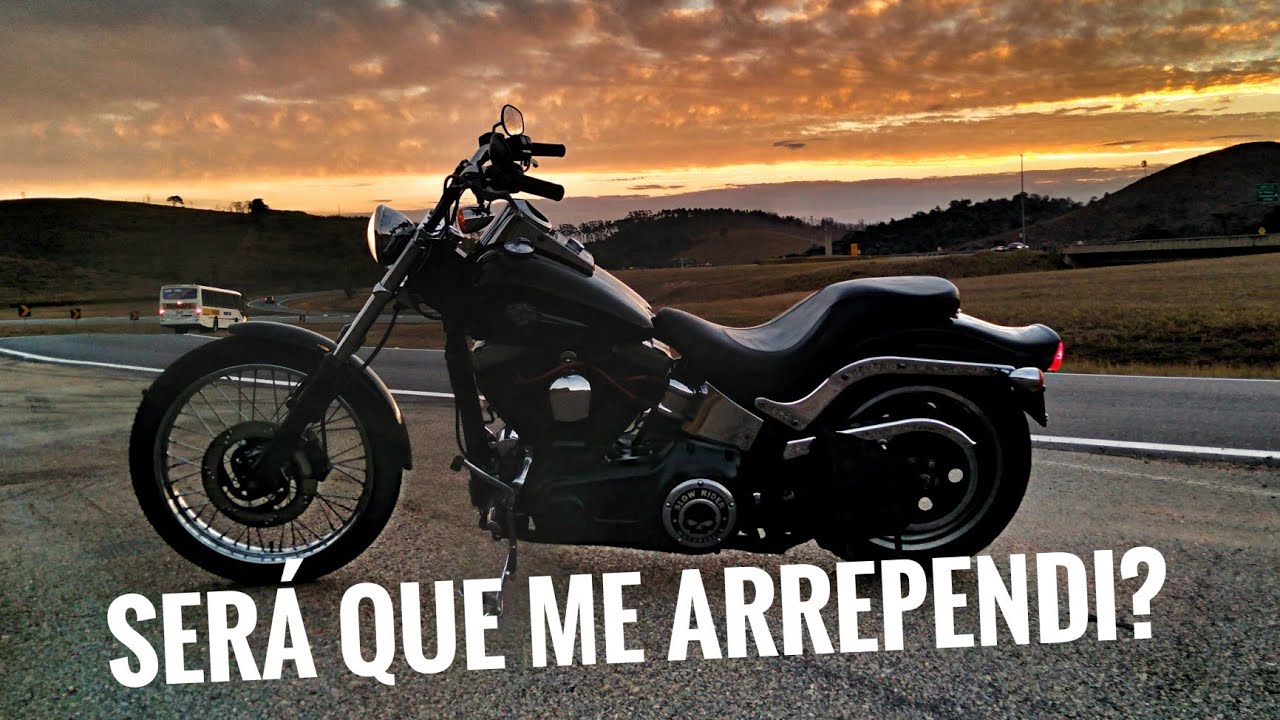 Comprei uma harley velha cheia de problemas - Softail fx