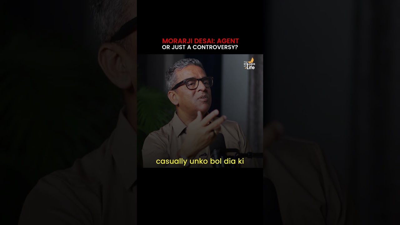 Was Morarji Desai a CIA agent?