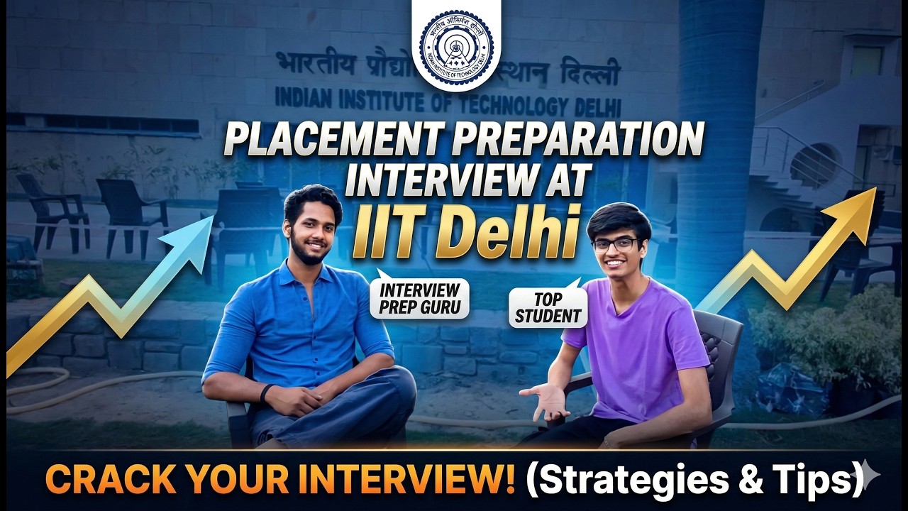 Placements 2026 Strategy Revealed 🔥 | Interview at IIT Delhi