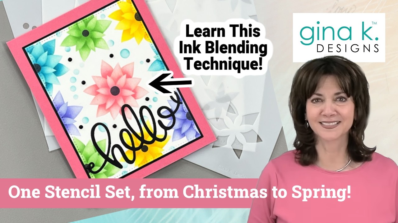 Turning Christmas Stencils into SPRING! - Stretch You Supplies!