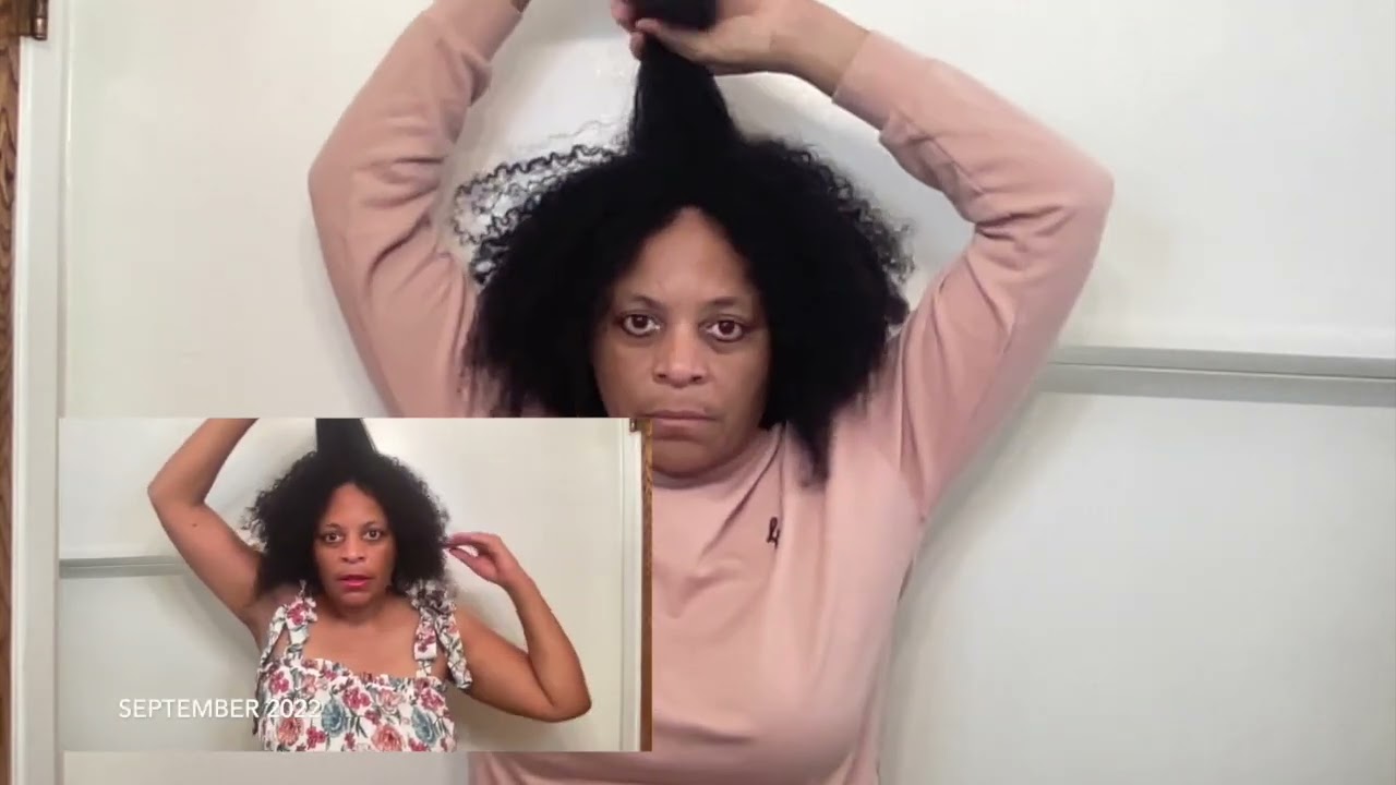 Length Check #7 on 4a/4b Natural Hair (Right Before My Trim)