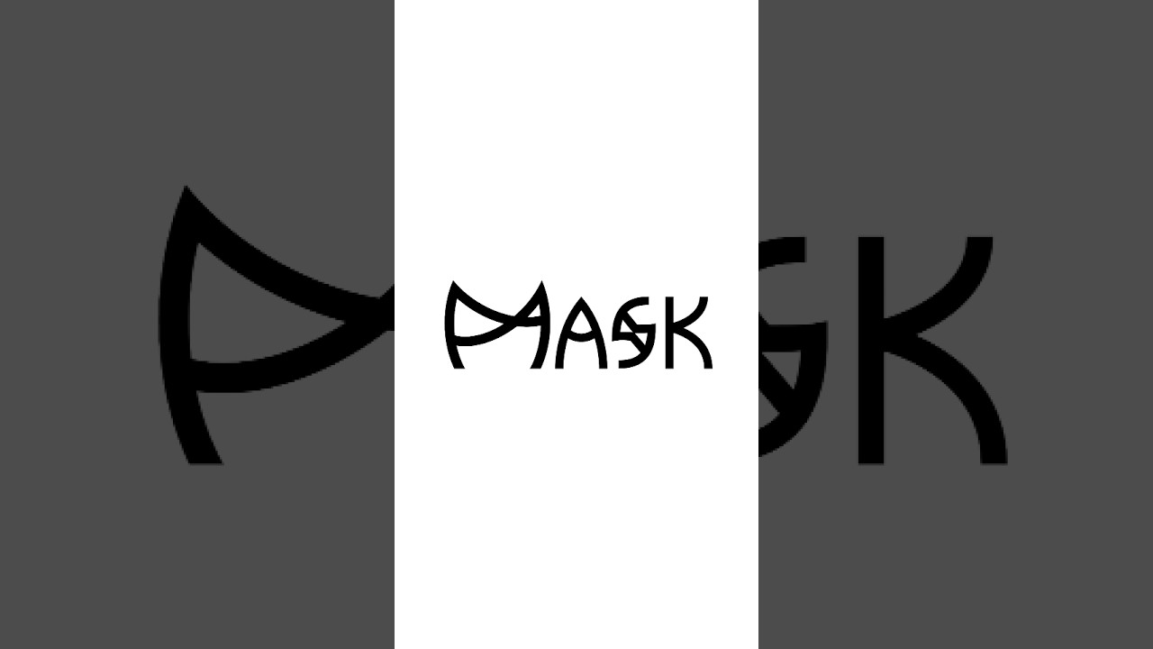 🎭Mask - Minimalistic Logo Design | Clean, modern & unique! Follow instagram - @i1graphics for more
