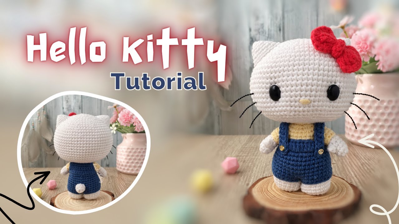 Tutorial Amigurumi - Hello Kitty de Sanrio