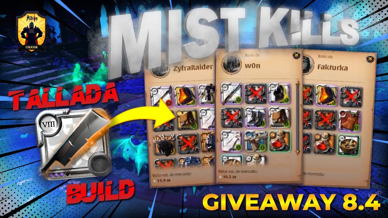 🔥 Sadicaz Vs W0n 🔥 | CARVING | Only Gucci Kills | 8.3 kills | 8.4 Giveaway | Albion Online Español