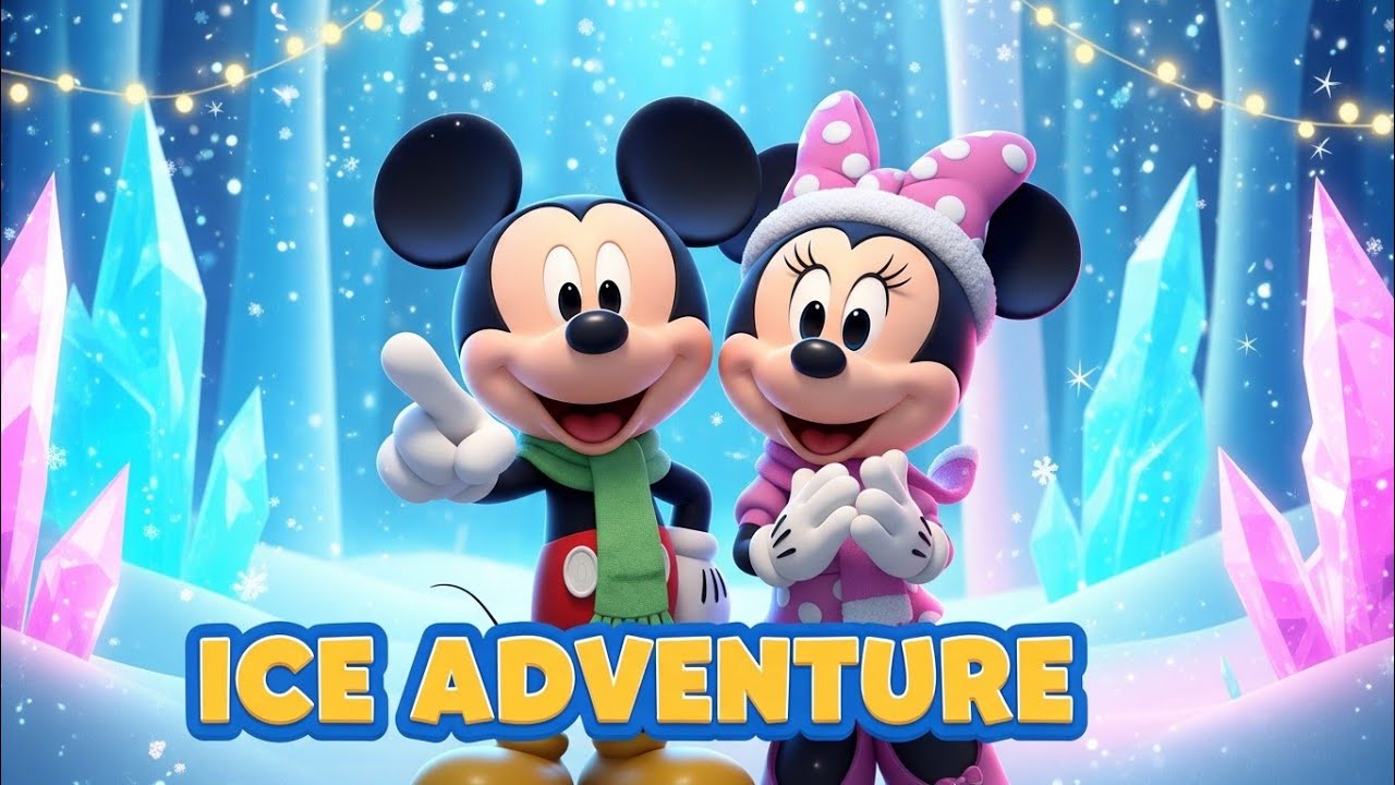 Mickey & Minnie Frozen Adventure ❄️ Ice Fun in Magical Snow Forest | Kids Cartoon