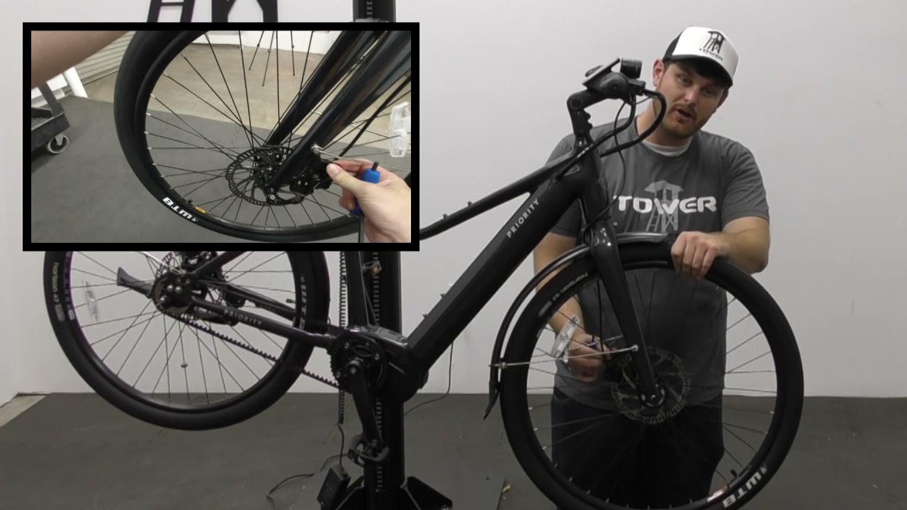How to Adjust Hydraulic eBike Brakes on a Priority Current