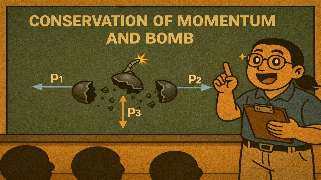 Conservation of momentum and explosion