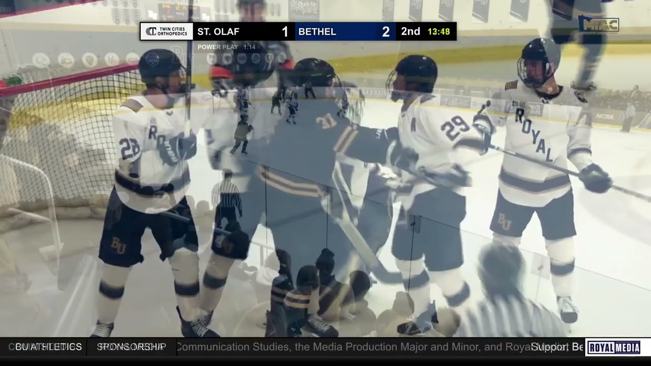 Men's Hockey St. Olaf vs. Bethel