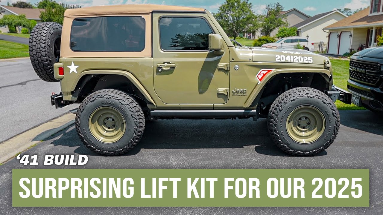 Fitting an Xtreme Recon Lift on our 2025 Jeep Wrangler Sport 