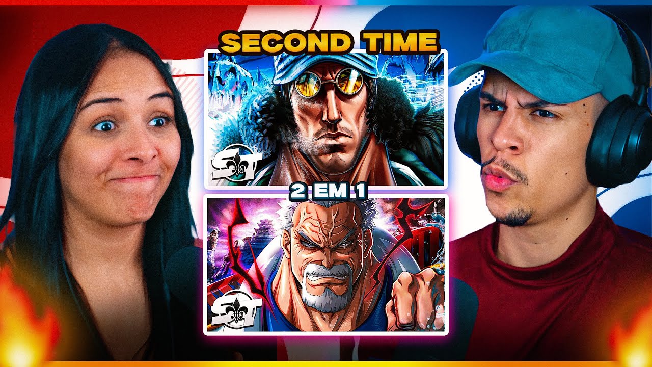2 EM 1 SECONDTIME: Aokiji ❄️ + Monkey. D Garp ✊ (One Piece) | [Casal Jounin React] 🔥