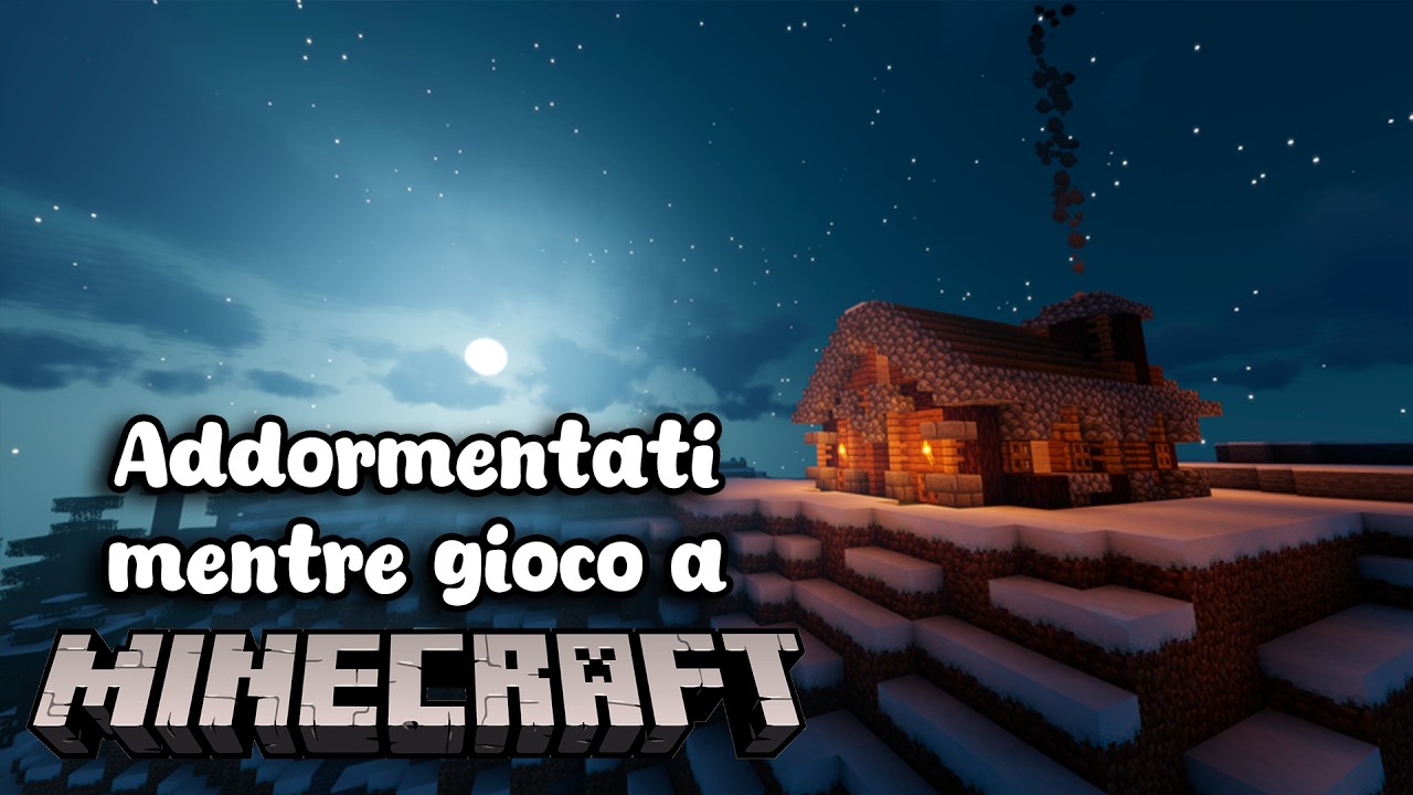 Addormentati mentre gioco a MINECRAFT e ti racconto storie | Gameplay lungo rilassante