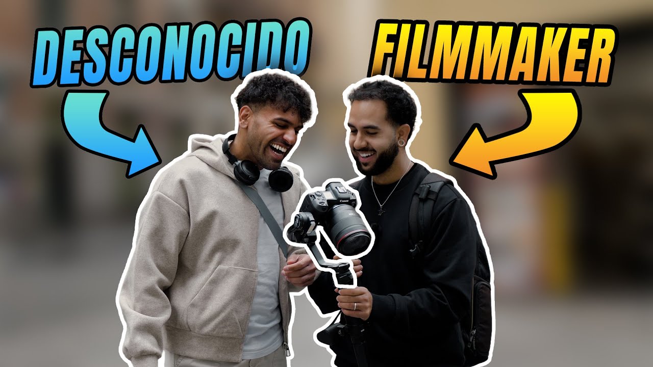 Grabando CINE a DESCONOCIDOS ☕🎬