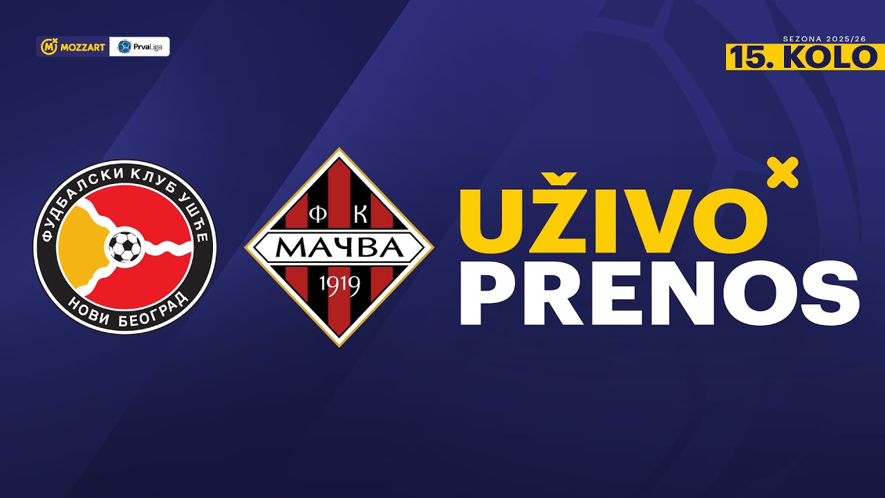 U&scaron;će Novi Beograd - Mačva Mozzart Bet Prva liga Srbije 2025/26 15. Kolo
