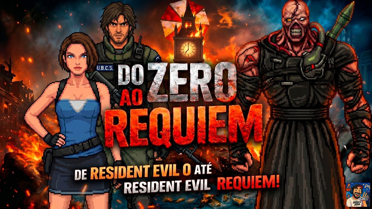 Resident Evil 3 no HARD (PS1) -  Do ZERO ao REQUIEM