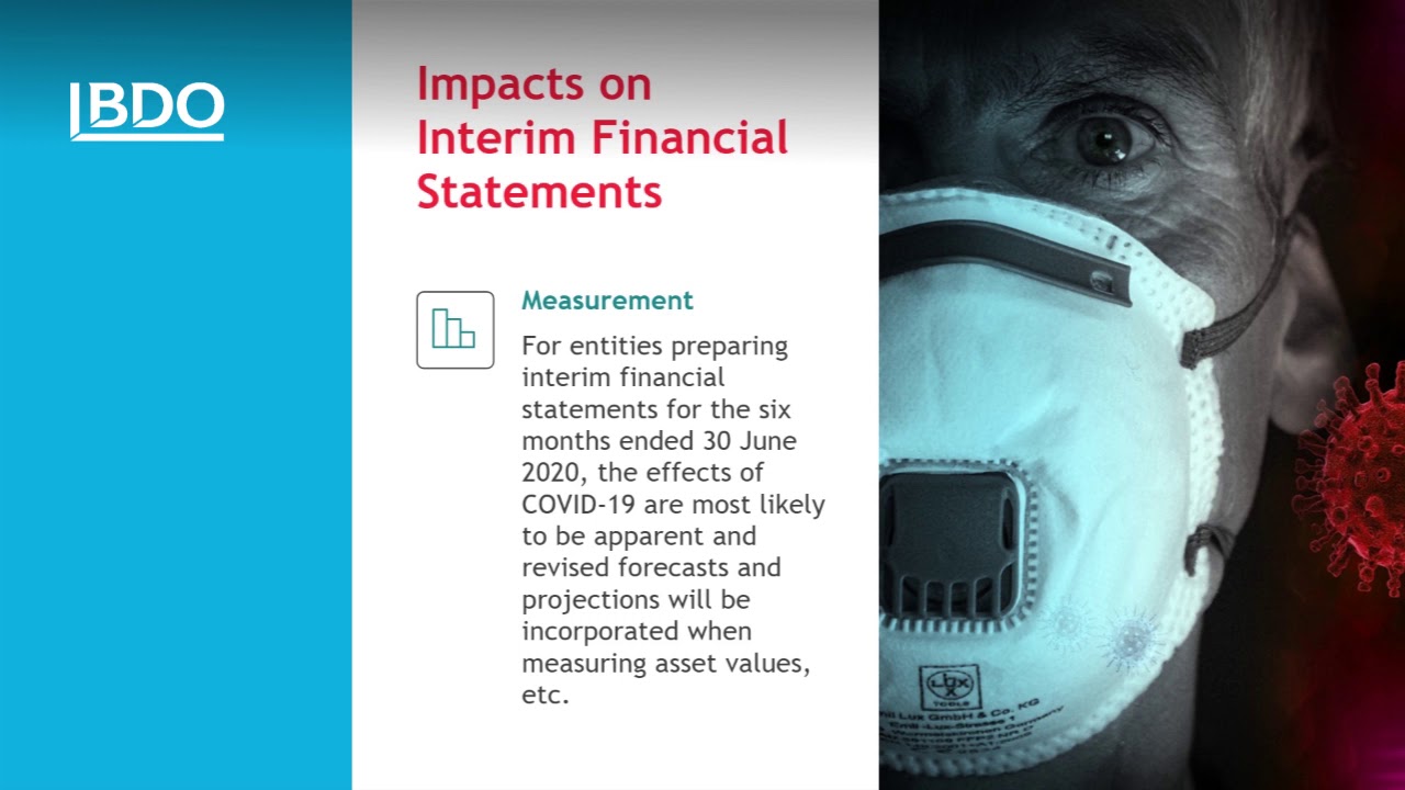 Coronavirus Impacts on Financial Statements - April 2020 Accounting News