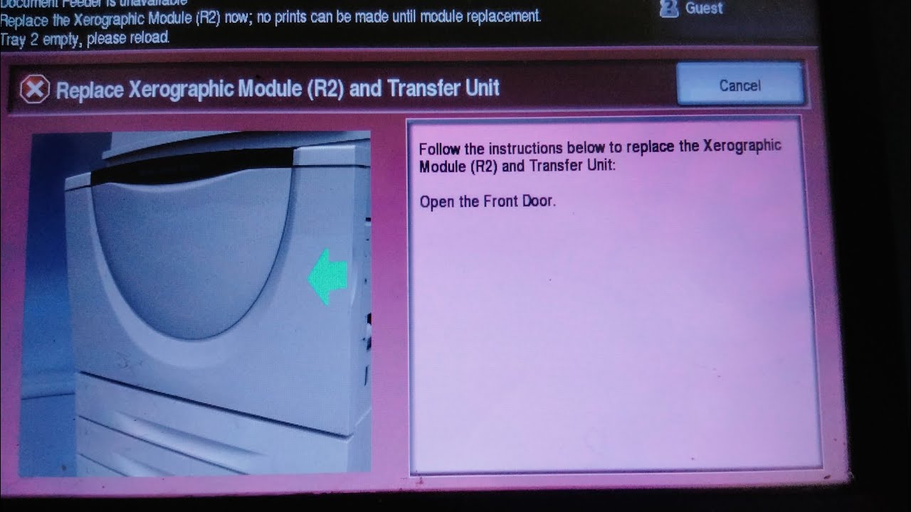 Xerox Replace R2,R3 Solve xerox chip life time setting with install phase complete ✅💯