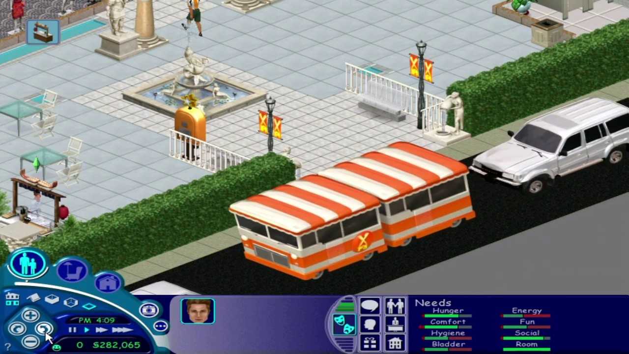 The Sims 1- Visiting Studio Town