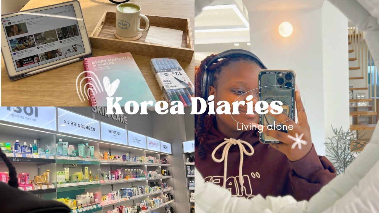 KOREA DIARIES: *vlog*| Living alone | Teaching | SOUTH AFRICAN YOUTUBER