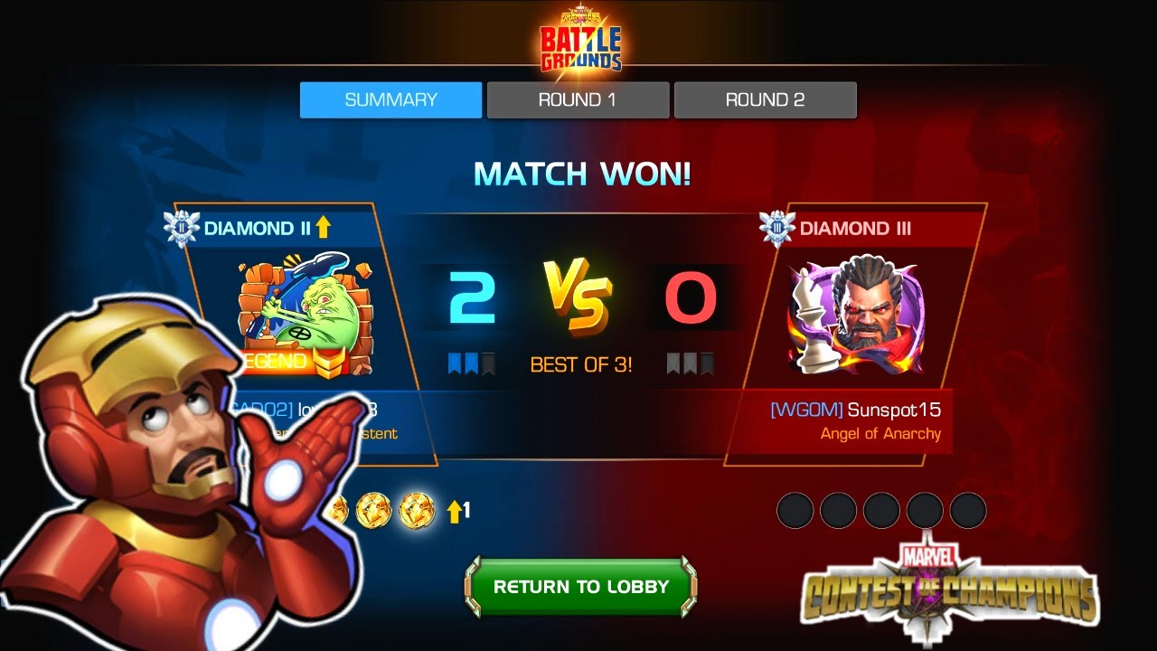 BATTLEGROUND SEASON 35 🔥🔥😄| Diamond 💎 2 MATCH| MCOC GAMEPLAY IN HINDI |
