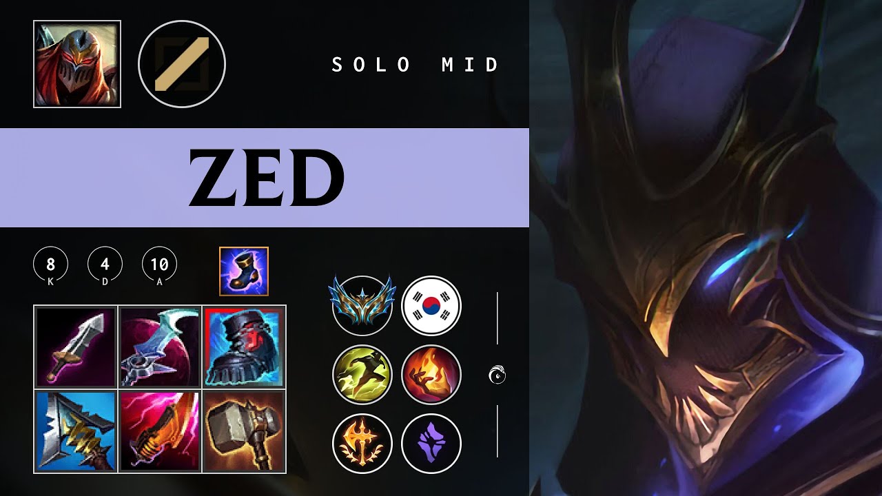 Zed Mid vs Sylas - KR Challenger Patch 26.02