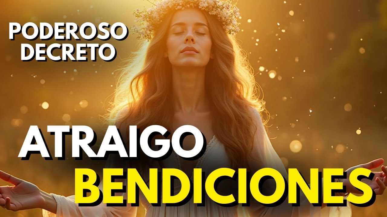 🌸 HOY RECIBO BENDICIONES | PODEROSO Mantra de Gratitud y Abundancia