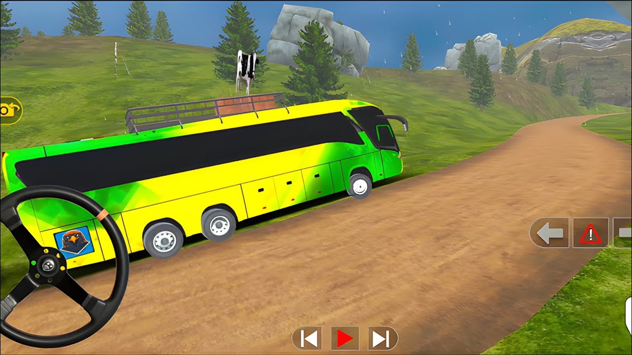 Coach Bus Simulator India Off Road Driving Bus Game Simulator GB Game bazaar Gameplay Video #31