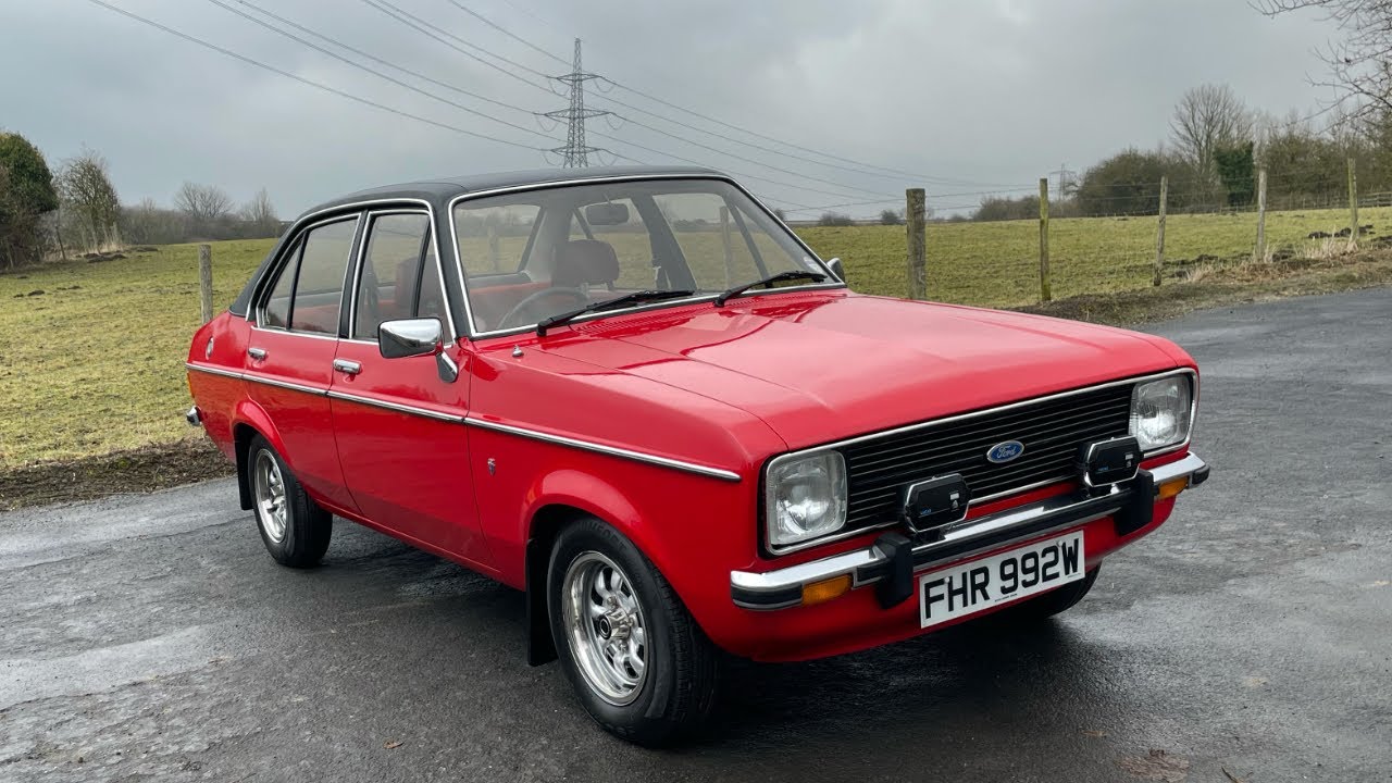 ВАУ! Всего 30 000 миль от нового Ford Escort 1600 Ghia MK2 1980 года — не повторится!