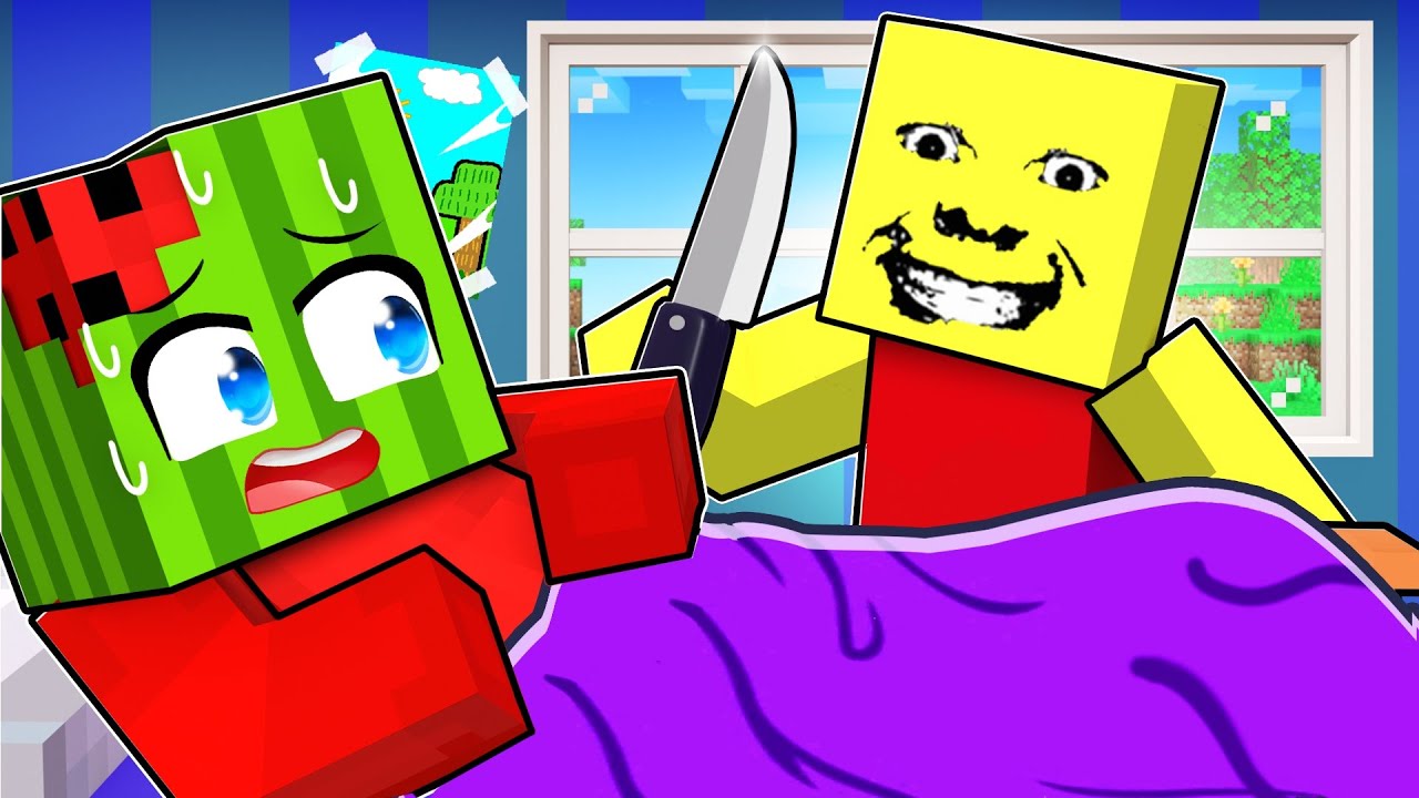 Surviving WEIRD STRICT DAD In Minecraft!